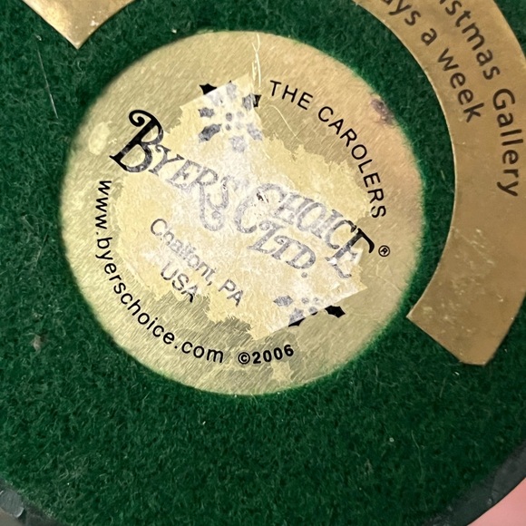 Byers choice clarinet player w music stand/ sheet - Picture 3 of 3